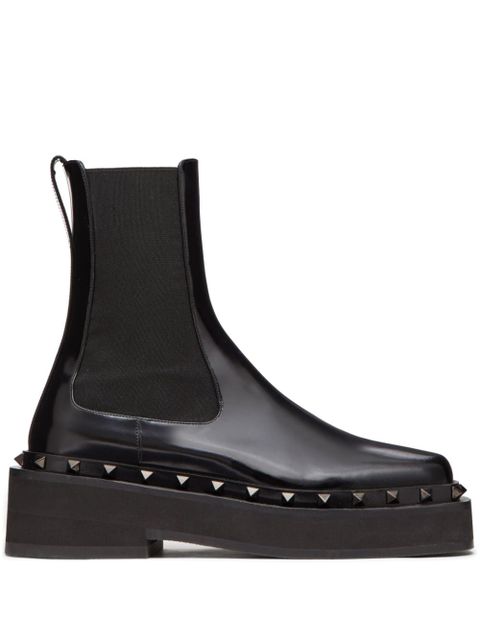 Valentino Garavani 50mm Rockstud M-Way Beatle boots - Black - zdjęcie produktu nr 1