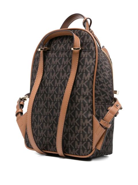 Michael Kors small monogram-logo backpack - Brown - zdjęcie produktu nr 2