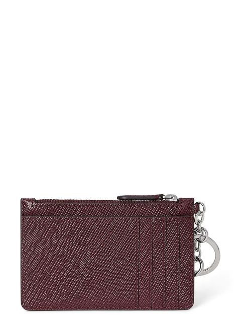 Lauren Ralph Lauren portfel skórzany damski kolor bordowy 432966789 - zdjęcie produktu nr 2