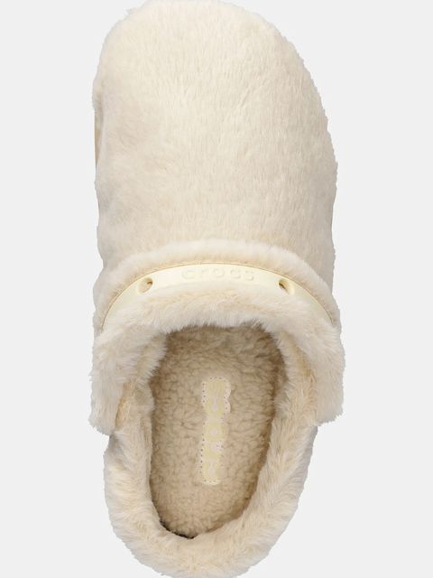 Crocs kapcie Classic Unfurgettable Clog kolor beżowy 211116