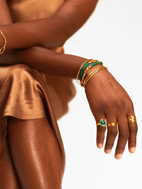 Monica Vinader Rio gold vermeil beaded bracelet - zdjęcie produktu nr 2