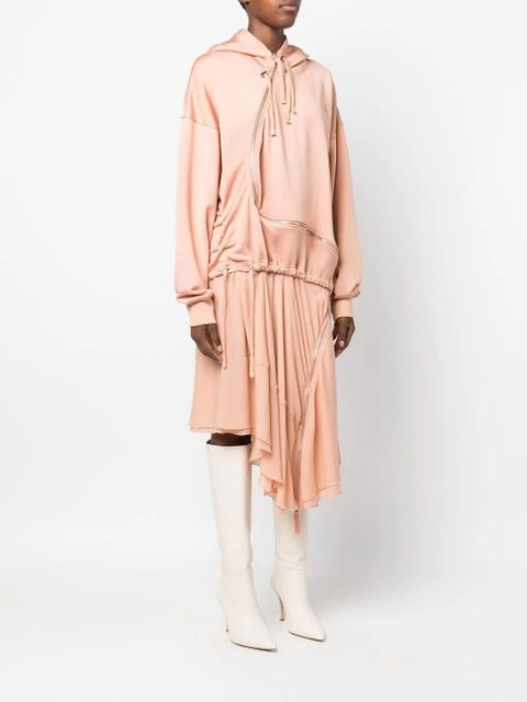 Diesel D-Abanazip asymmetric jumper dress - Pink