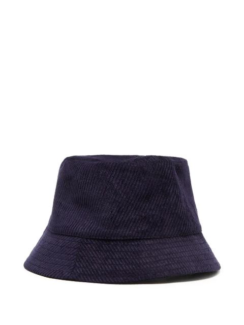 ISABEL MARANT embroidered logo bucket hat - Blue - zdjęcie produktu nr 2