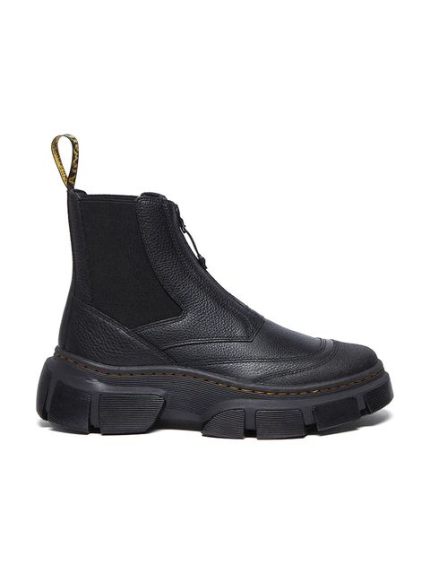 Dr. Martens sztyblety skórzane DMXL Zip Chelsea kolor czarny na platformie DM41070001 - zdjęcie produktu nr 1