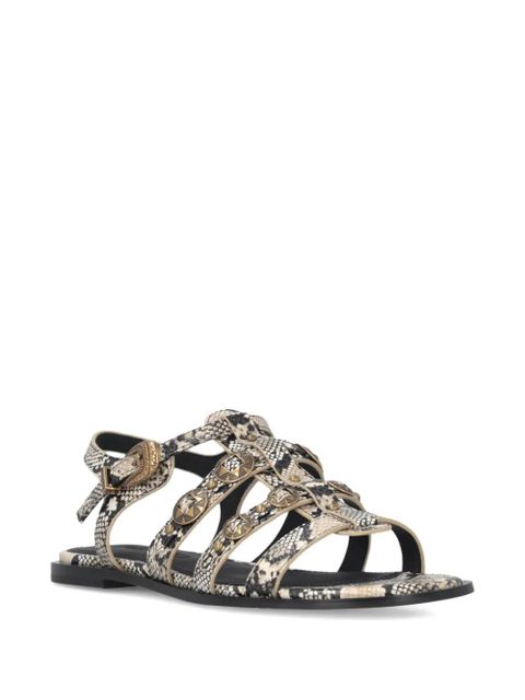 PINKO snakeskin-effect buckled sandals - Neutrals - zdjęcie produktu nr 2