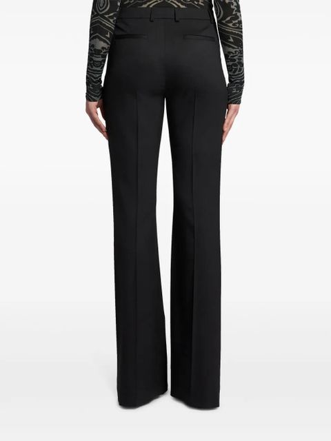 ETRO wool flared trousers - Black