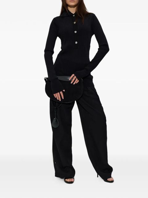 ENTIRE STUDIOS button-up polo top - Black - zdjęcie produktu nr 2