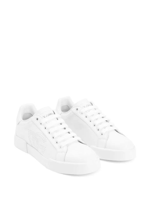 Dolce & Gabbana leather sneakers - White - zdjęcie produktu nr 2