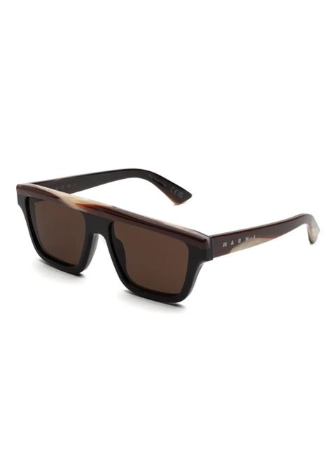 Marni Eyewear Nistakari square-frame sunglasses - Brown - zdjęcie produktu nr 2