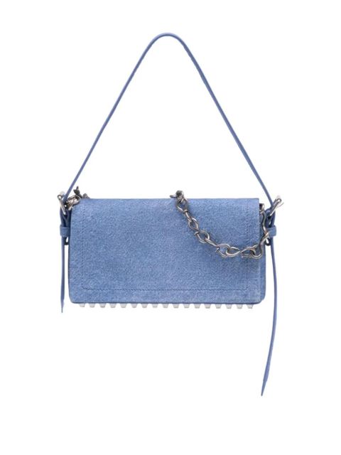Alexander Wang embossed chain ricco shoulder bag - Blue - zdjęcie produktu nr 2