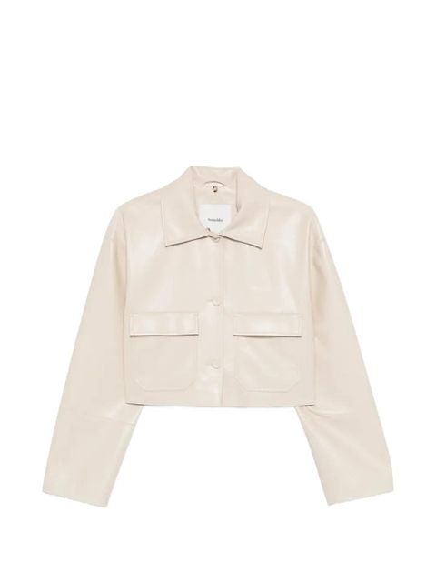 Nanushka cropped pocket jacket - Neutrals - zdjęcie produktu nr 1