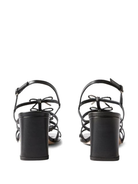 Claudie Pierlot bow-detail strap sandals - Black