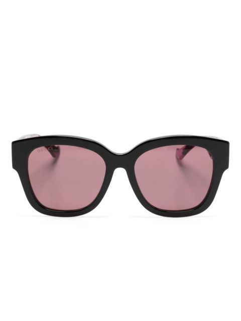 Gucci Eyewear GG square-frame sunglasses - Black - zdjęcie produktu nr 1