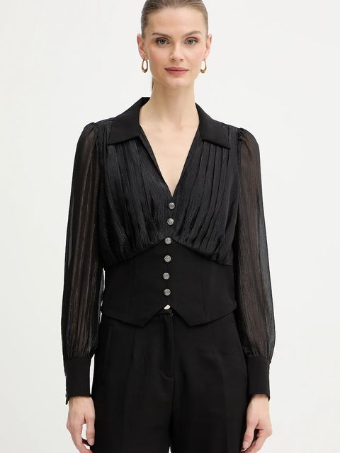 Morgan bluzka damska kolor czarny OPLAM - zdjęcie produktu nr 1