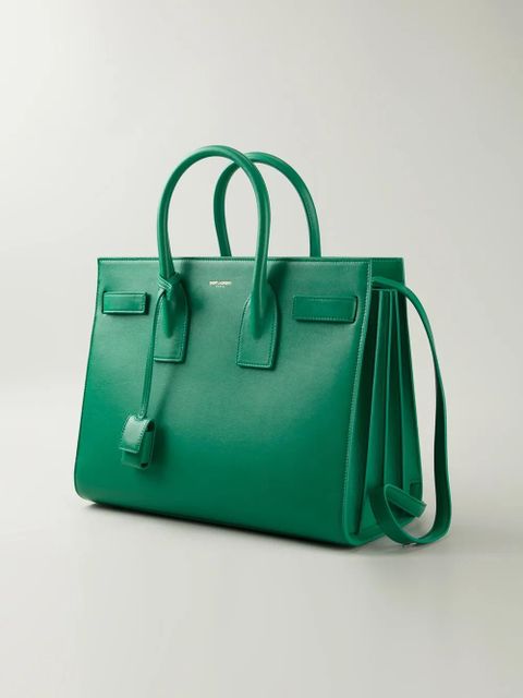 Saint Laurent small 'Sac de Jour' tote - Green