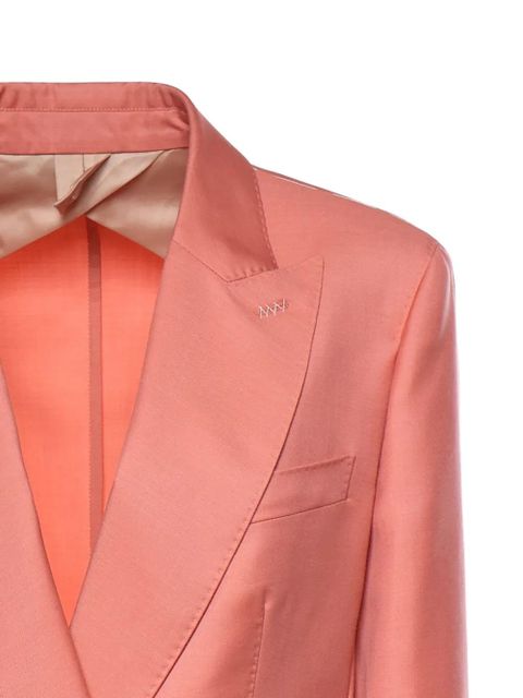 Max Mara double-breasted peak-lapel blazer - Pink