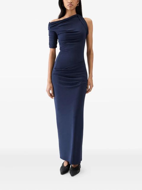 Jacquemus draped one-shoulder dress - Blue - zdjęcie produktu nr 2