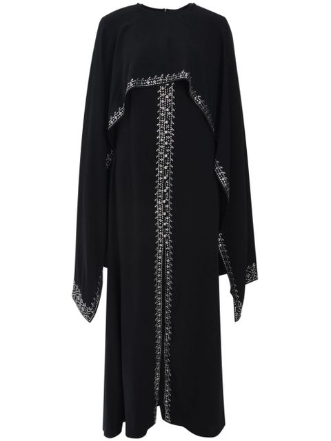 Rabanne embroidered long dress - Black - zdjęcie produktu nr 1