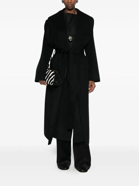 Róhe signature scarf coat - Black - zdjęcie produktu nr 2