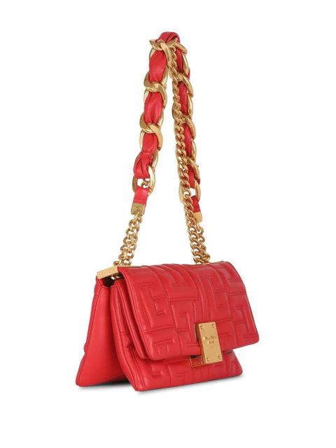 Balmain small 1945 Soft quilted crossbody bag - Red