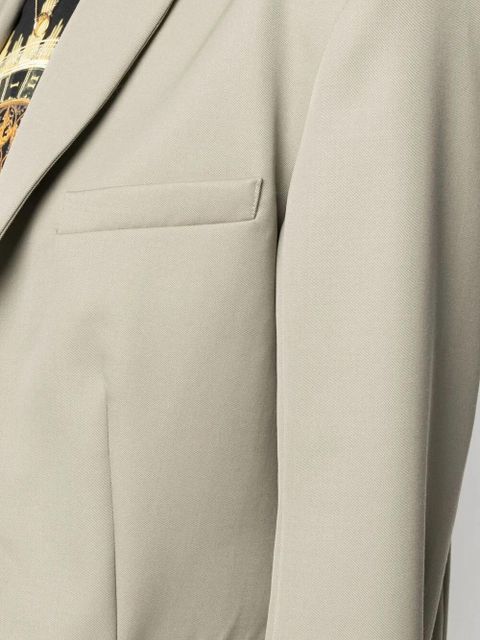 ANINE BING Quinn wool oversize blazer - Green