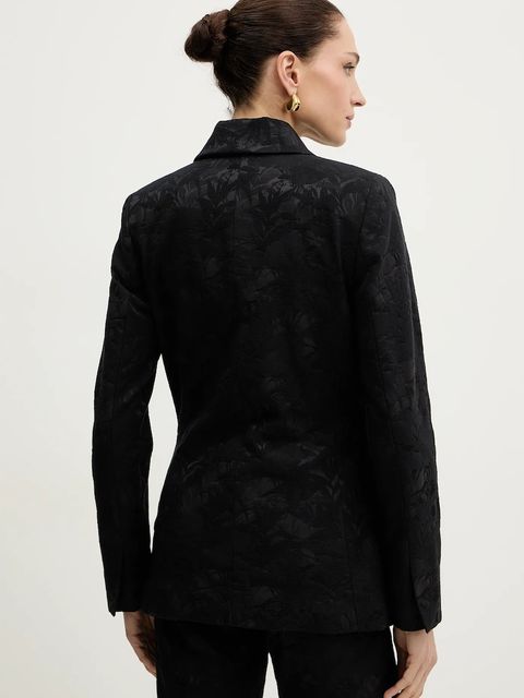 Morgan marynarka kolor czarny dwurzędowa wzorzysta VFILA.F - zdjęcie produktu nr 2