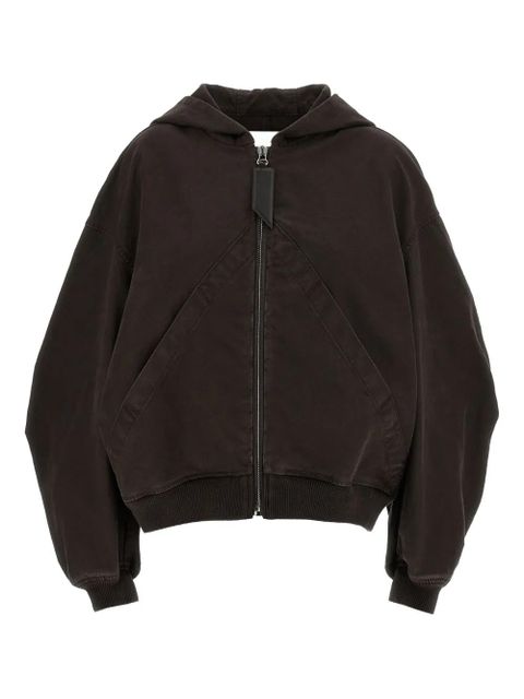 The Attico cotton bomber jacket - Brown - zdjęcie produktu nr 1