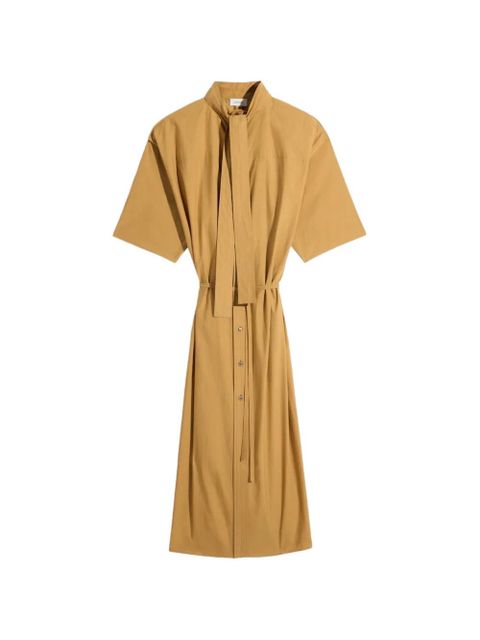LEMAIRE tie detail button dress - Neutrals - zdjęcie produktu nr 1