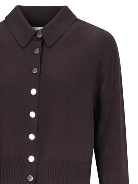 Sportmax button-fastening collared cardigan - Grey