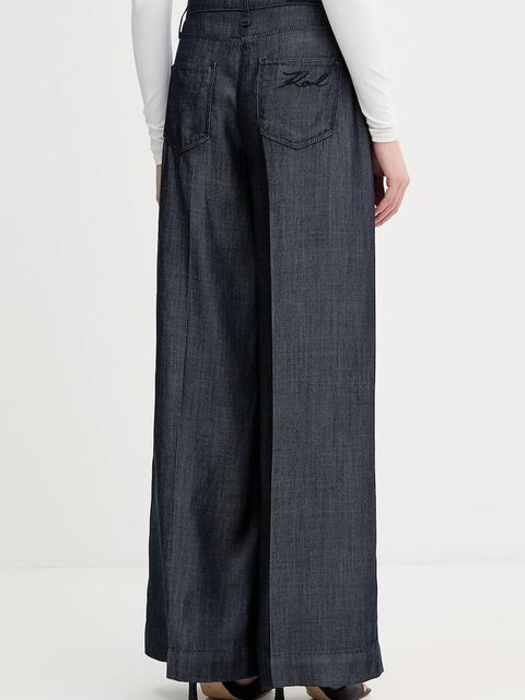 Karl Lagerfeld spodnie FLUID DENIM