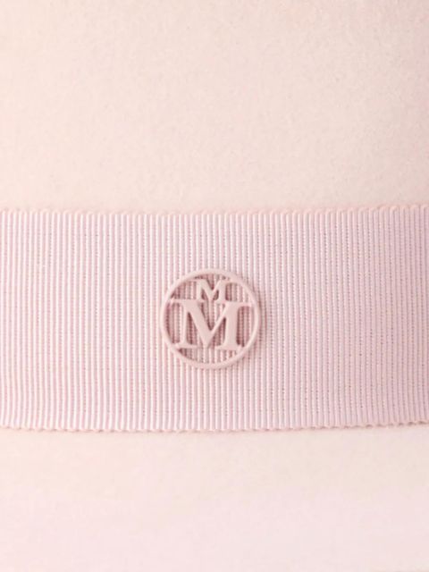 Maison Michel logo-plaque hat - Pink - zdjęcie produktu nr 2