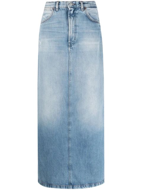 Acne Studios high-waisted denim maxi skirt - Blue - zdjęcie produktu nr 1