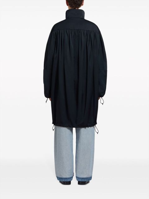 Marni raglan-sleeve zip-up coat - Black