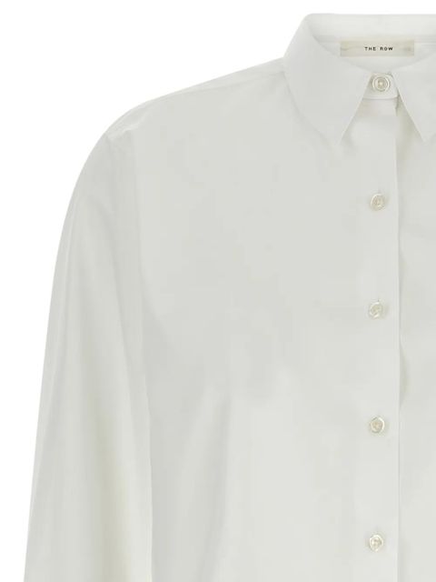 The Row Fiora cotton poplin shirt - White