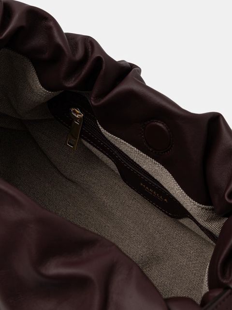 Marella torebka skórzana kolor bordowy 2523519057200