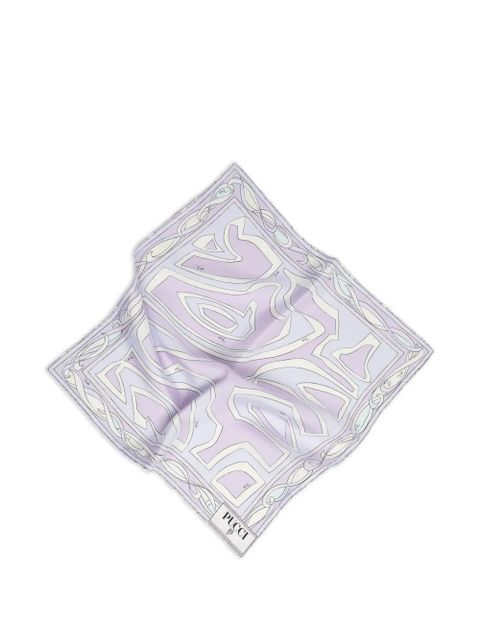 PUCCI Labirinto-print silk scarf - Purple - zdjęcie produktu nr 1