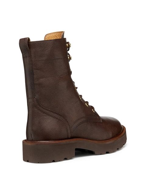 Geox botki skórzane D NORIZE damskie kolor brązowy na płaskim obcasie D564ZC 00081 C6006 - zdjęcie produktu nr 2