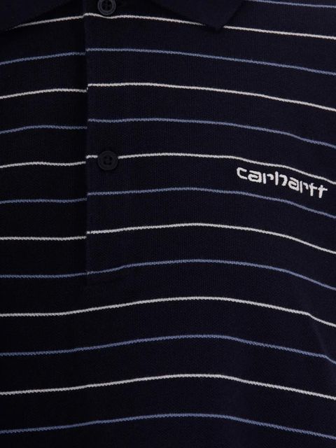 Carhartt WIP striped polo - Blue