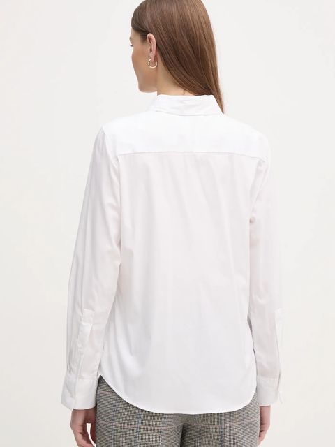 Tommy Hilfiger koszula damska kolor biały regular z kołnierzykiem klasycznym WW0WW44084