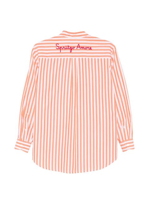 MC2 Saint Barth Brigitte striped shirt - Orange - zdjęcie produktu nr 2