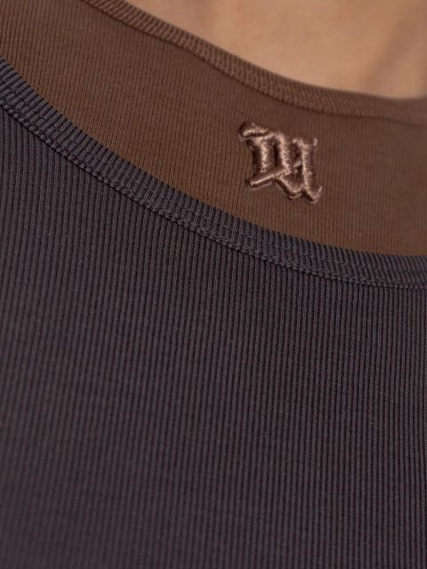 MISBHV layered long-sleeve top - Grey