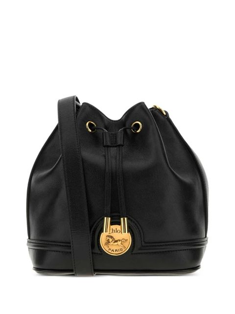Chloé leather bucket bag - Black - zdjęcie produktu nr 1