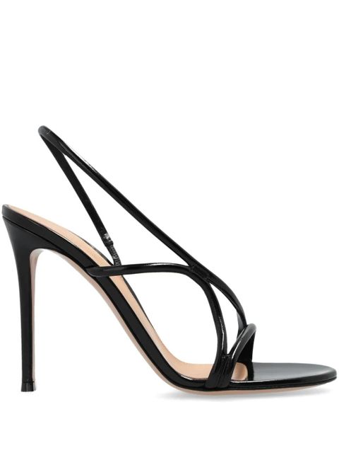 Gianvito Rossi 115mm leather sandals - Black - zdjęcie produktu nr 1
