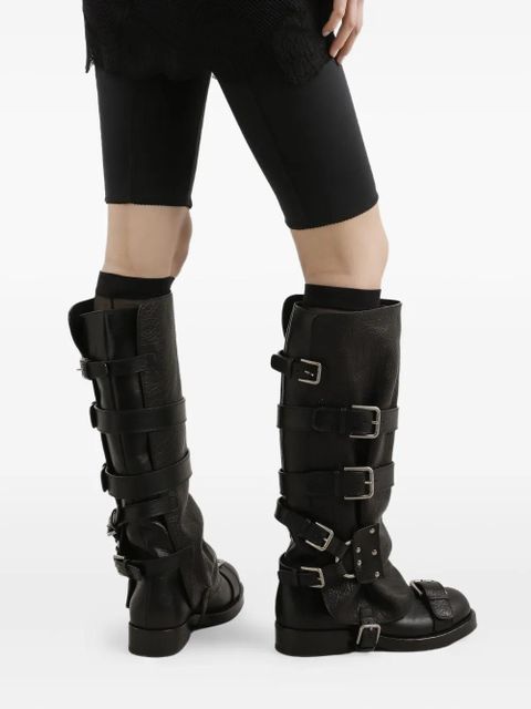 Dolce & Gabbana satin-panelled shorts - Black