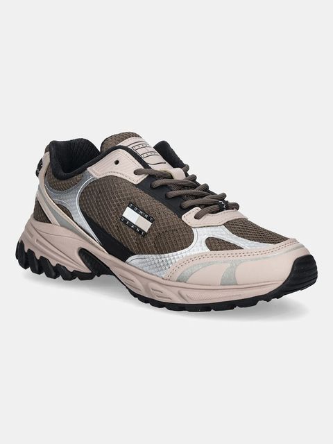 Tommy Jeans sneakersy TJW OUTDOOR RUNNER damskie kolor beżowy EN0EN02859 - zdjęcie produktu nr 1