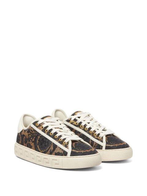 Versace Barocco Jacquard Greca sneakers - Brown - zdjęcie produktu nr 2