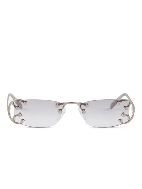 Prada Eyewear metal-frame sunglasses - Grey - zdjęcie produktu nr 1