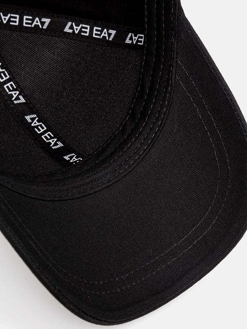 EA7 Emporio Armani czapka z daszkiem bawełniana
