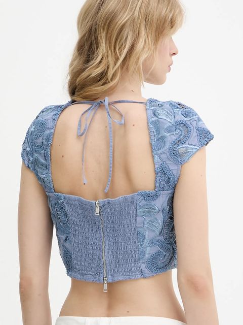 Guess bluzka bawełniana DOMITILLE - zdjęcie produktu nr 2