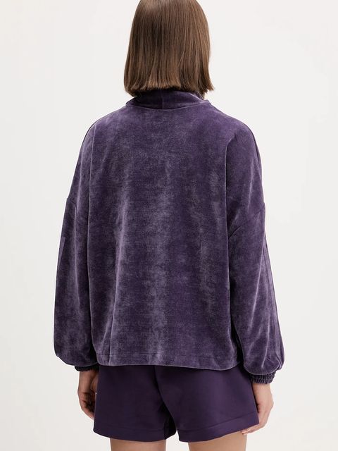 adidas bluza Tiro damska kolor fioletowy gładka JM1809